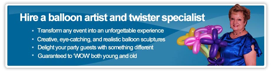 Auckland balloon twister and balloon Sculptures